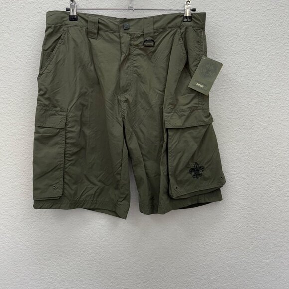 Boy Scouts of America Centennial Uniform Supplex Nylon Short Womens Medium NEW - Picture 1 of 10